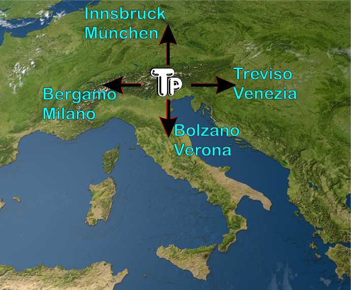 Taxi Destinazioni